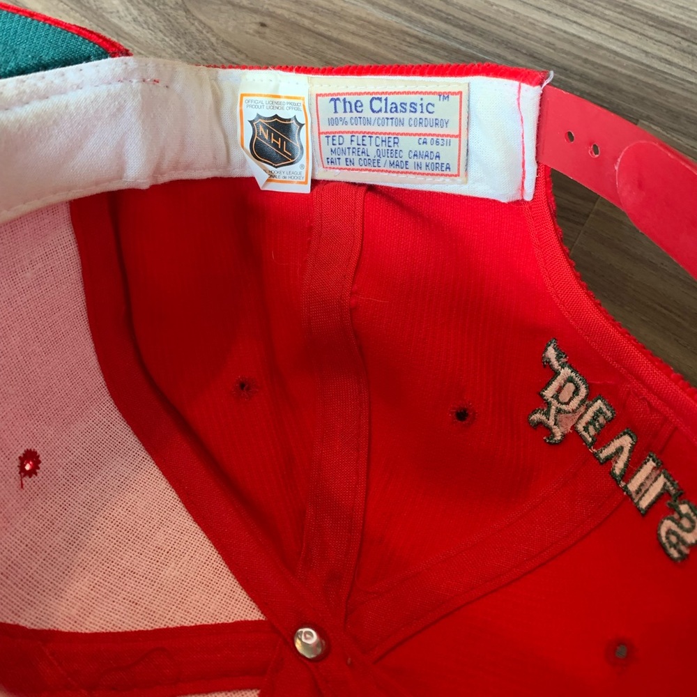 Ted Fletcher New Jersey Devils Hat NHL Vintage Corduroy - Picture 3 of 5